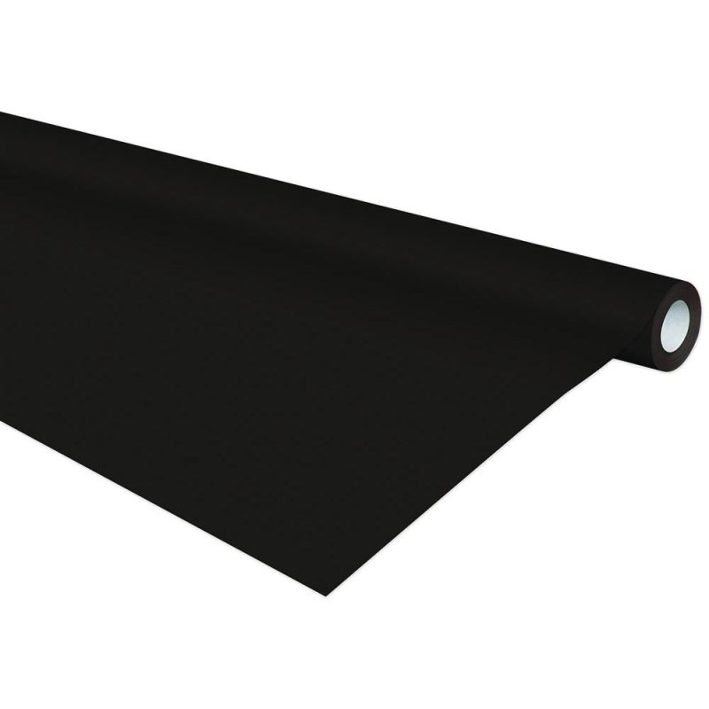 Fadeless Bulletin Board Paper, Fade-Resistant Paper for Classroom Decor,  48” x 12', Jet Black, 1 Roll